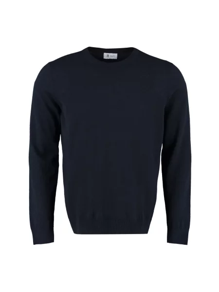 Sweter The (alphabet) niebieski