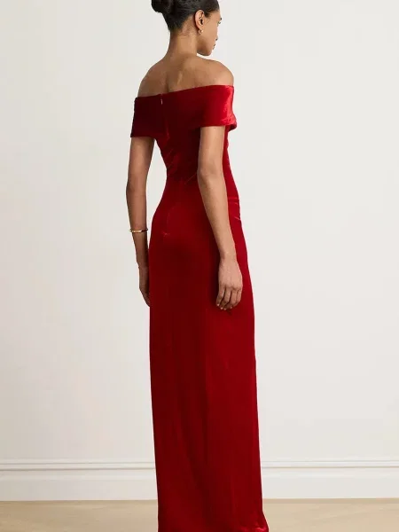 Lauren Ralph Lauren Rochie de seară LUXE sângeriu
