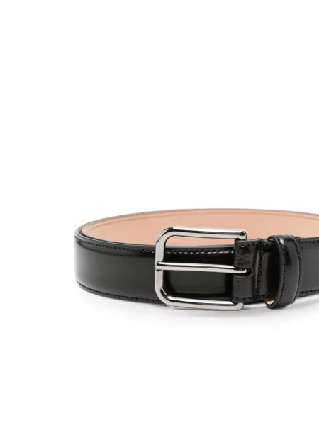 Cu centură curea Giorgio Armani din piele negru