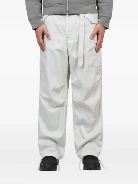 Pantaloni cargo Sacai alb