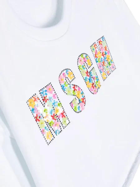 Bluza nierozpinana dziecięca Msgm biała