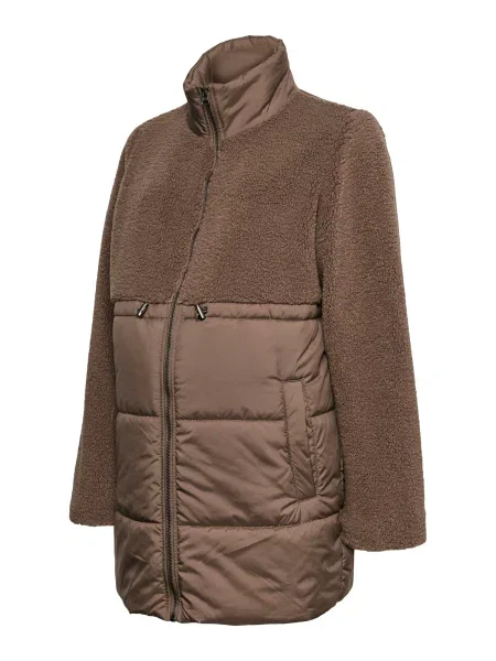 MAMALICIOUS Geacă de primăvară-toamnă SAGA ciocolatiu