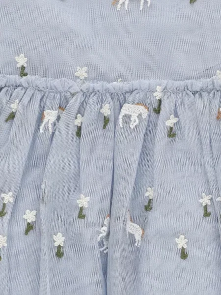 Dětské šaty Stella Mccartney modré