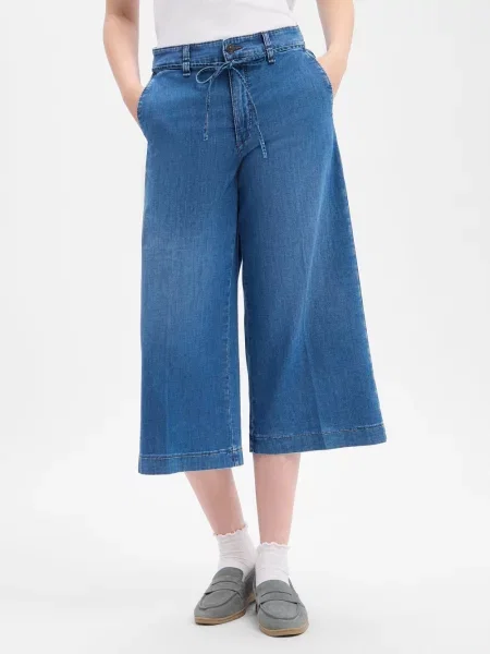 MAC Spodnie jeansowe culottes Wendy Kobiety 36 niebieski