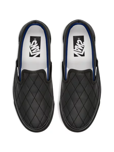Chiloți Vans din piele slip-on clasic negru
