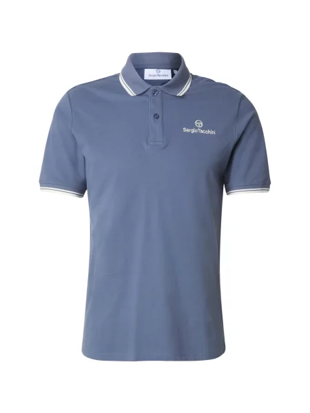 Sergio Tacchini Tricou Reed Co indigo alb