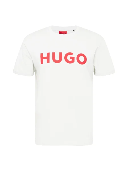 HUGO Póló Dulivio pasztellzöld / világospiros