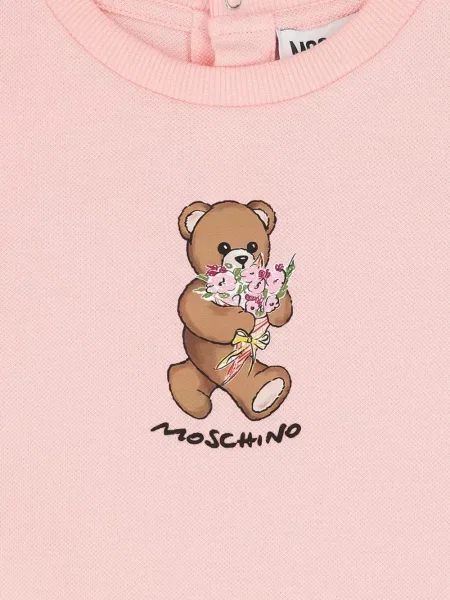 Sukienka dziecięca Moschino różowa