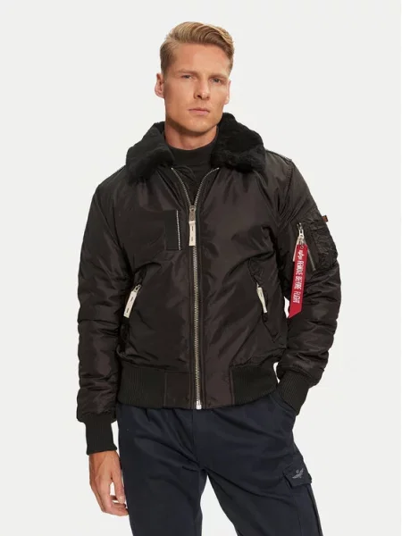 Bomber jakna Alpha Industries crna