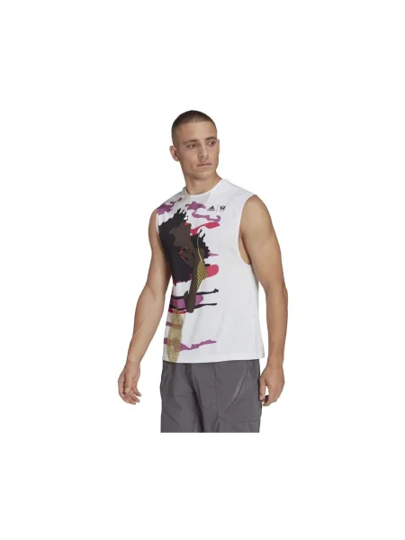 Tricou Adidas tenis alb
