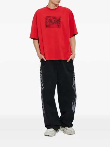 Tricou Vetements cu imagine roșu