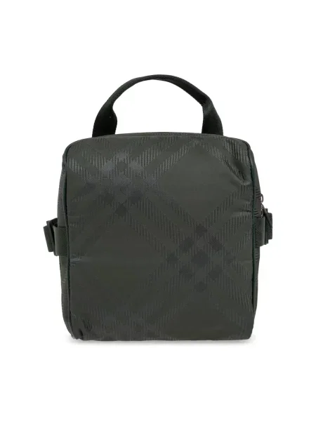 Torba crossbody Burberry w kratę żakardowa zielona