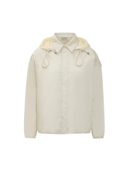 Kurtka Moncler z kapturem beżowa