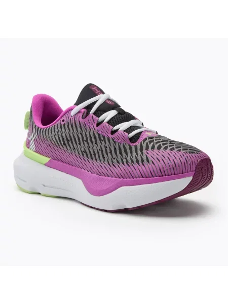 Дамски обувки за бягане Under Armour Infinite Pro Run Anywhere black/tetra grey/white бяло