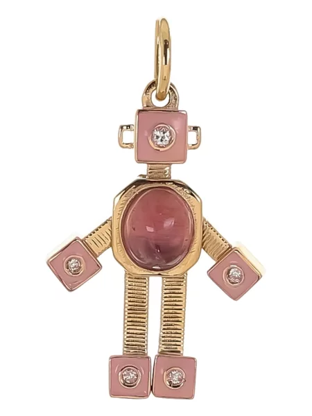 Pandantiv Van Robot galben