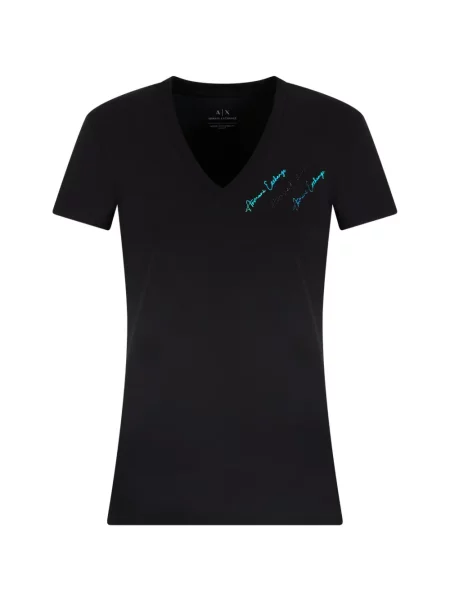 Tricou Armani Exchange cu imagine negru