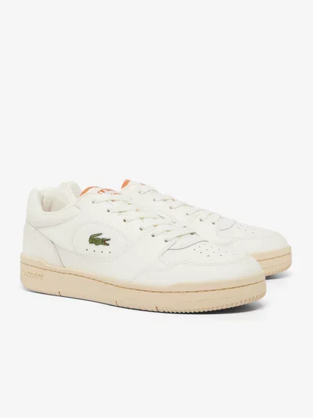 Кожаные кроссовки Lacoste белые