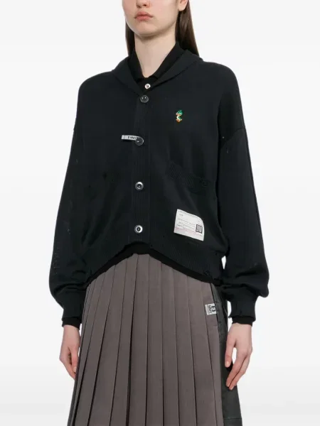 Cardigan Maison Mihara Yasuhiro negru
