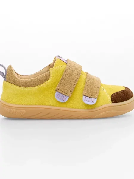 Детские кроссовки Osik Barefoot желтые