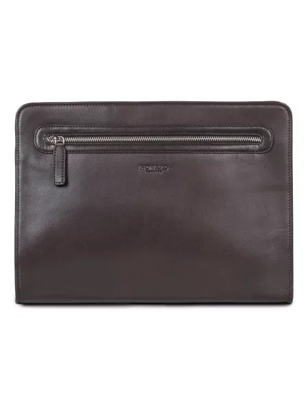 Torba na laptopa Howard London skórzana brązowa
