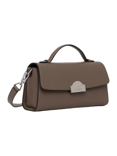 Karl Lagerfeld torebka crossbody z imitacji skóry K/RSG brązowa