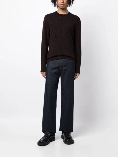 Vilnonis megztinis Lanvin raudona