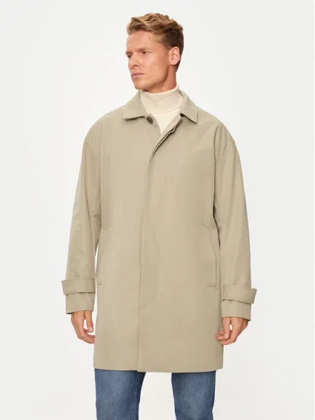 Only & Sons Тренч Mac бежевий