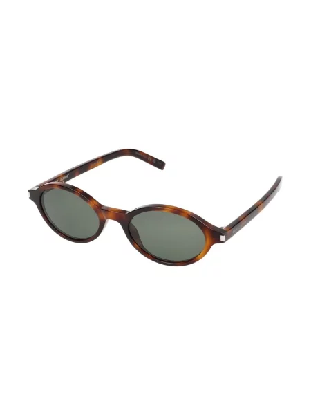 Okulary przeciwsłoneczne Saint Laurent brązowe