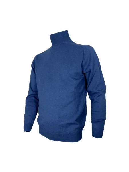 Sweter Cashmere Company z kaszmiru niebieski