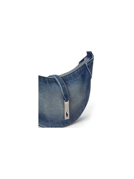 Polo Ralph Lauren Kabelka na rameno denim modrá