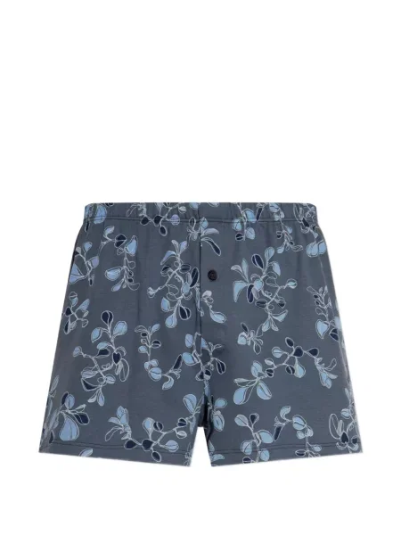 Boxeri Hanro cu model floral cu imagine albastru