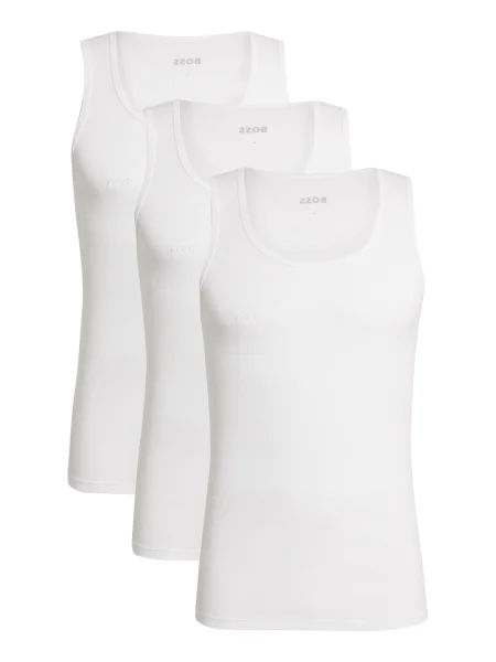 Multicolor cămașă Boss clasică alb