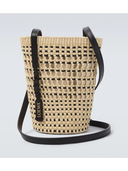 Geantă Loewe din piele bej