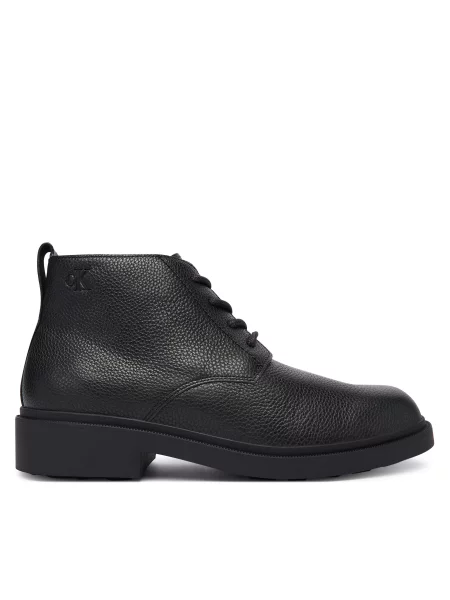 Calvin Klein Čizme Dress Lug Desert Boot Lth crna