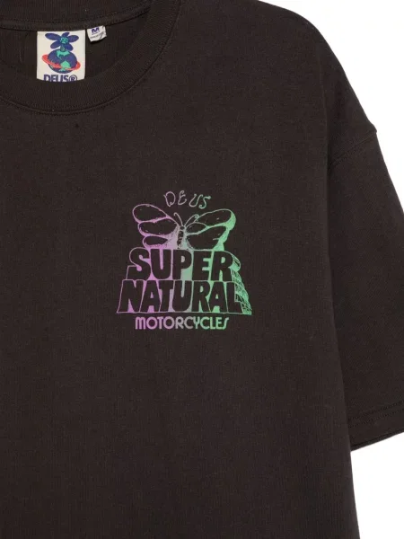 Tricou Deus Ex Machina cu imagine gri