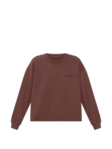 Hanorac Mm6 Maison Margiela cu imagine maro