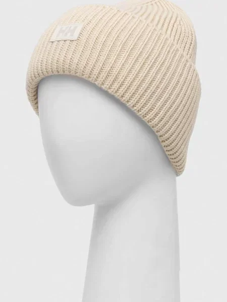 Helly Hansen beanie kapa HH RIB BEANIE bež