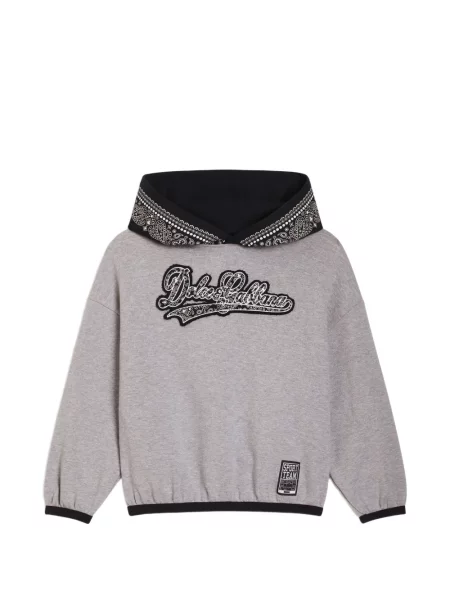 Bluza dziecięca Dolce And Gabbana szara
