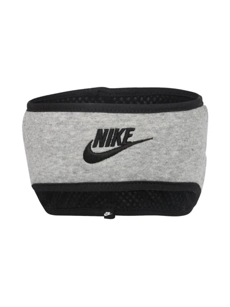 Fleecová fleecová mikina Nike sivá
