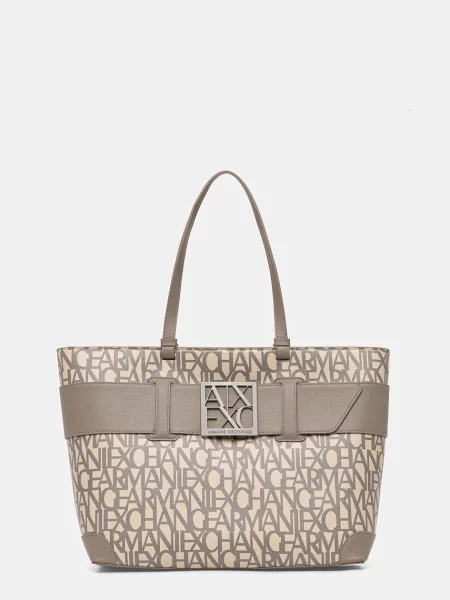 Geantă Armani Exchange bej