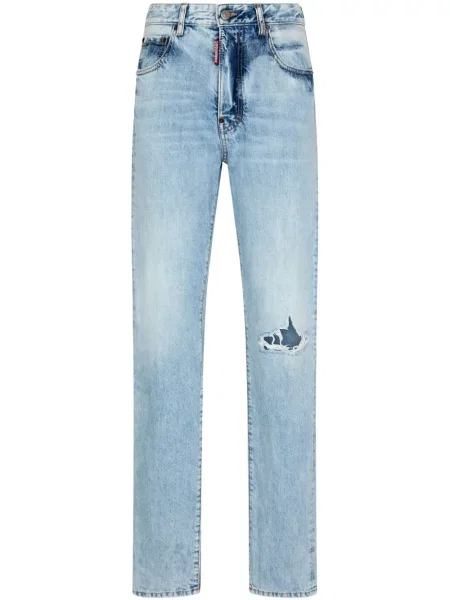 Blugi Dsquared2 rupți albastru