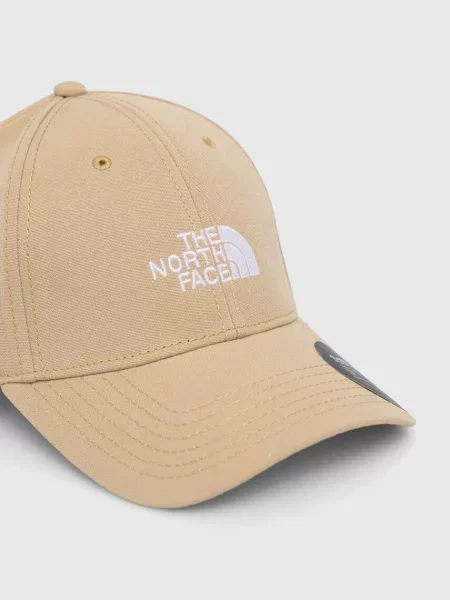 The North Face sapca bej cu imprimeu