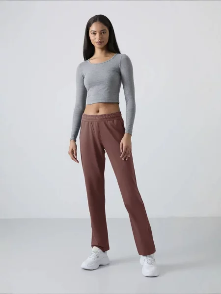 Tommy Life Kalhoty Jogginghose burgundská červeň