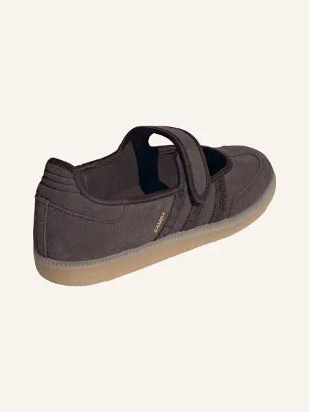 Adidas Originals Baleríny Mary Jane Samba Jane tmavě hnědá
