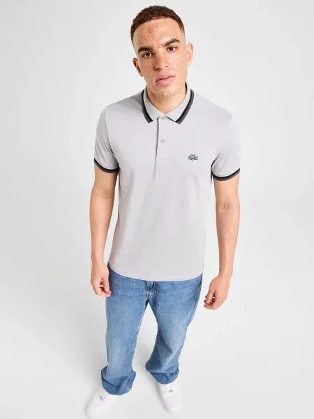 Lacoste Polo szara