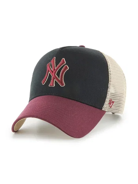Шапка с козирка 47 brand MLB New York Yankees черно