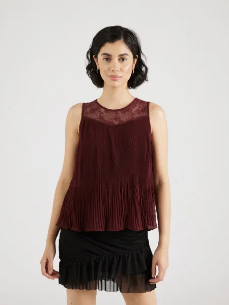 ABOUT YOU Top Sybille bordeaux roșu