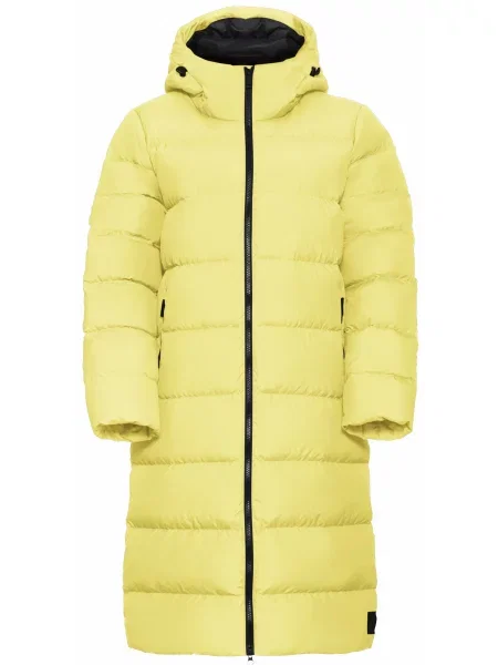 Пуховик Jack Wolfskin желтый