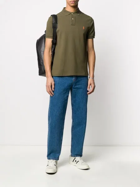 Поло тениска Polo Ralph Lauren зелено