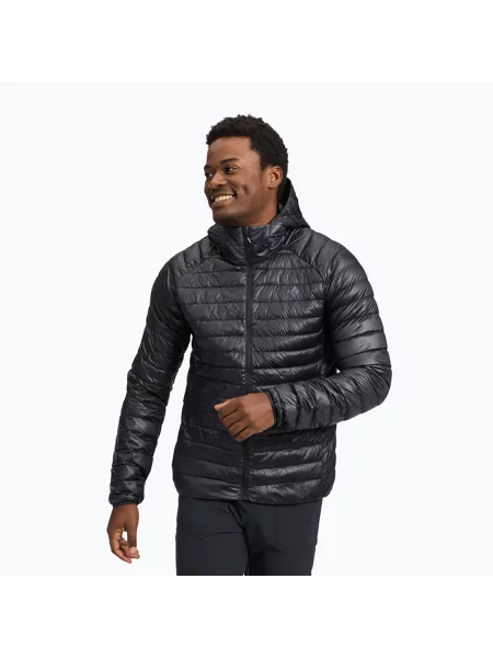 Férfi pehelydzseki Black Diamond Deploy Down Full Zip Hoody black. Méret: XL fekete